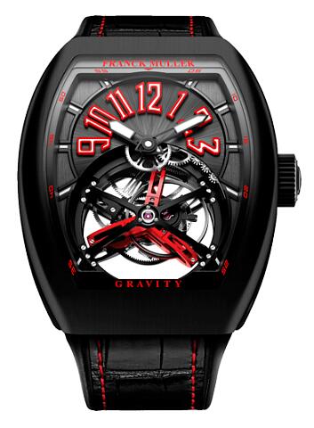 FRANCK MULLER V 45 T GR CS BR NR R Gravity Red Replica Watch